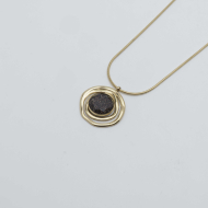 COLLAR Y00534 MARRON Acero Inoxidable E57