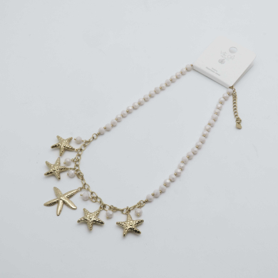 COLLAR Y00439 BLANCO Acero Inoxidable