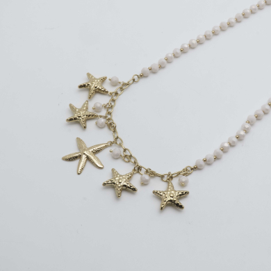 COLLAR Y00439 BLANCO Acero Inoxidable