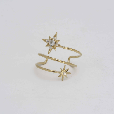 ANILLO Y00506 DORADO Acero Inoxidable A44