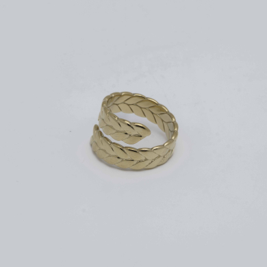 ANILLO Y00507 DORADO Acero Inoxidable A29