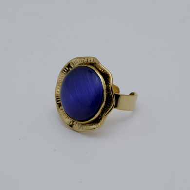 ANILLO Y00163 AZUL Acero Inoxidable 2A55