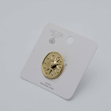 ANILLO Y00521 DORADO Acero Inoxidable 2A47