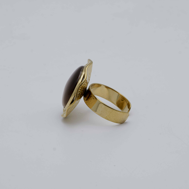 ANILLO Y00163 Marron Acero  Inoxidable -2A45 1 1 2A55