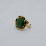 ANILLO Y00163 Verde Acero  Inoxidable -2A45 1 1 2A55