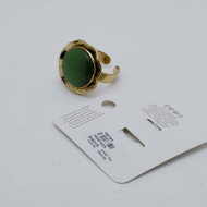 ANILLO Y00163 Verde Acero  Inoxidable -2A45 1 1 2A55