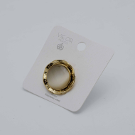 ANILLO Y00163 Beig Acero  Inoxidable -2A45 1 1 2A55