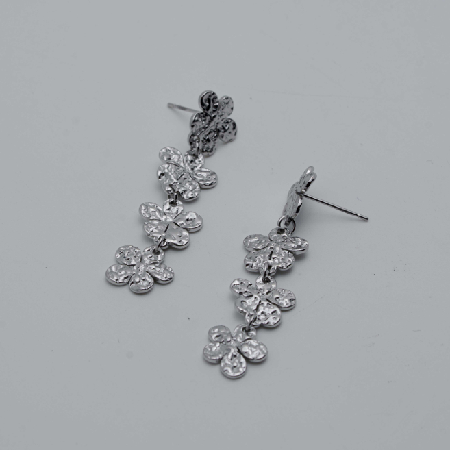 ARETES Y00399 PLATEADO Acero Inoxidable G26