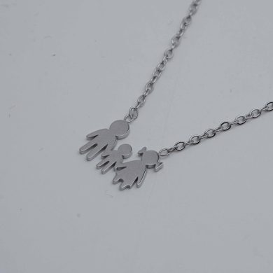 COLLAR Y00366 PLATEADO Acero Inoxidable E23