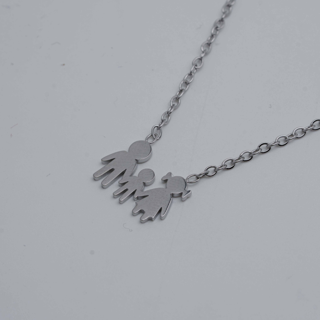 COLLAR Y00366 PLATEADO Acero Inoxidable E23