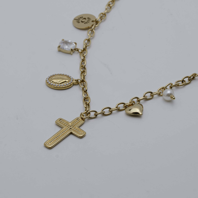 COLLAR Y00420 DORADO Acero Inoxidable 2D25