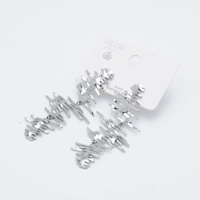 ARETES Y00412 PLATEADO Acero Inoxidable G37