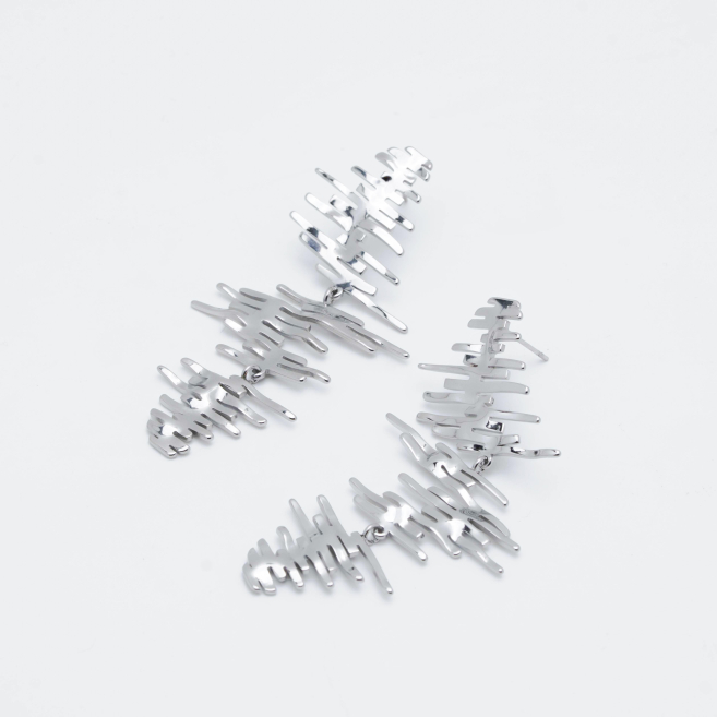 ARETES Y00412 PLATEADO Acero Inoxidable G37