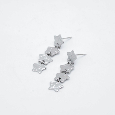 ARETES Y00384 PLATEADO Acero Inoxidable G26