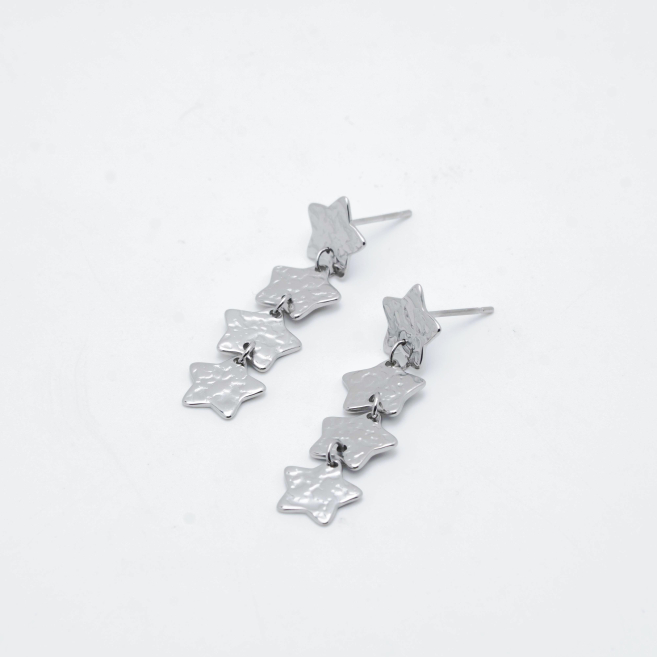 ARETES Y00383 PLATEADO Acero Inoxidable G26