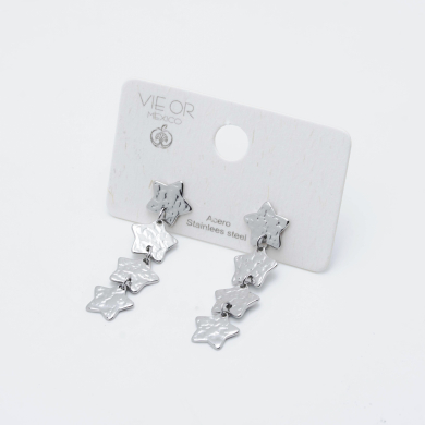 ARETES Y00383 PLATEADO Acero Inoxidable G26