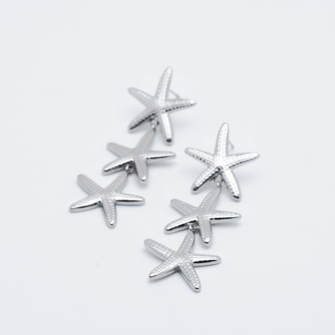 ARETES Y00389 PLATEADO Acero Inoxidable G34