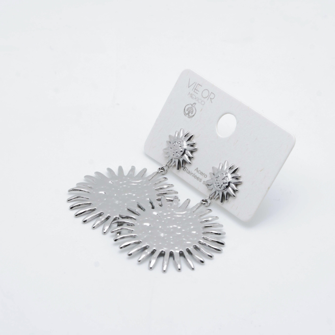 ARETES Y00372 PLATEADO Acero Inoxidable G57