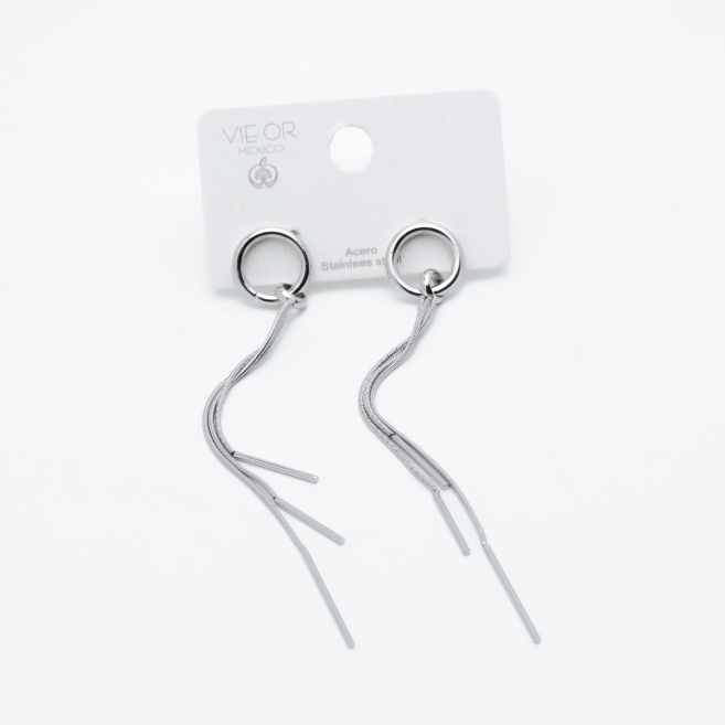 ARETES Y00414 PLATEADO Acero Inoxidable G410