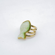 ANILLO Y00446 VERDE Acero Inoxidable 2A110