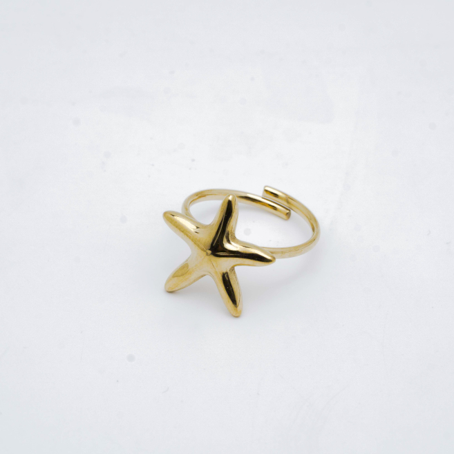 ANILLO Y00442 DORADO Acero Inoxidable 2A42