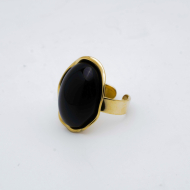 ANILLO Y00428 NEGRO Acero Inoxidable 2A26
