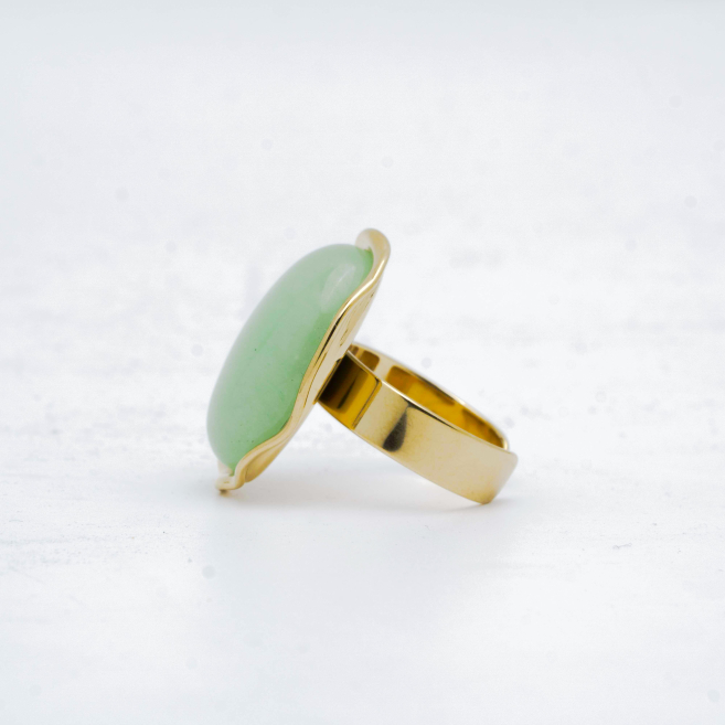 ANILLO Y00456 VERDE Acero Inoxidable 2A48