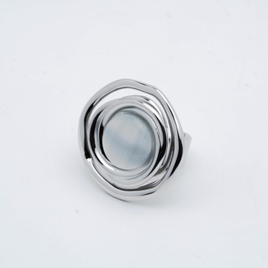 ANILLO Y00392 PLATEADO Acero Inoxidable 2A45