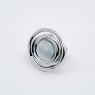 ANILLO Y00392 PLATEADO Acero Inoxidable 2A45