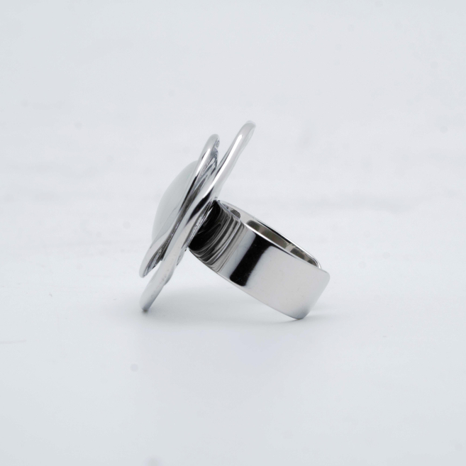 ANILLO Y00392 PLATEADO Acero Inoxidable 2A45