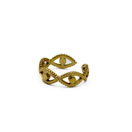 ANILLO ZO14292R Dorado Acero Inoxidable -2A46