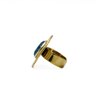 ANILLO Y00536 AZUL Acero Inoxidable 2A14