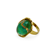 ANILLO Y00466 VERDE Acero Inoxidable 2A35