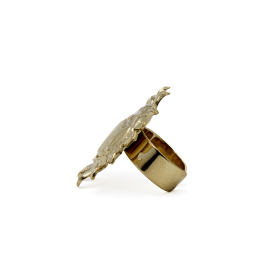 ANILLO Y00289 DORADO Acero Inoxidable 2A47