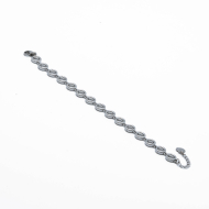 PULSERA ZO14939B Plateado Acero Inoxidable -2B34