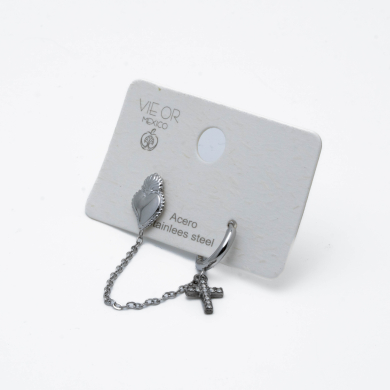 ARETES ZO13606E Plateado Acero Inoxidable -F38