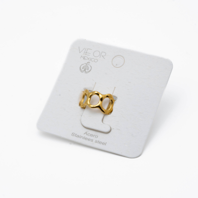 ANILLO ZO14101R Dorado Acero Inoxidable -2A44