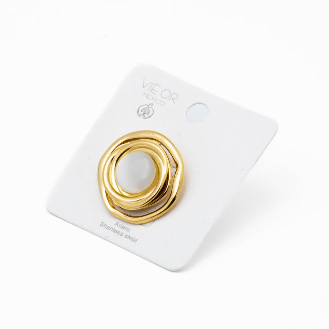 ANILLO Y00392 DORADO Acero Inoxidable 2A45