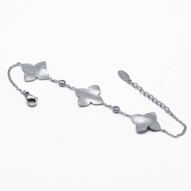 PULSERA ZO13431B Plateado Acero Inoxidable -2B48