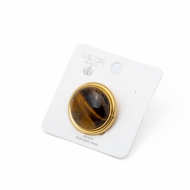 ANILLO Y00303 MARRON Acero Inoxidable 2A45