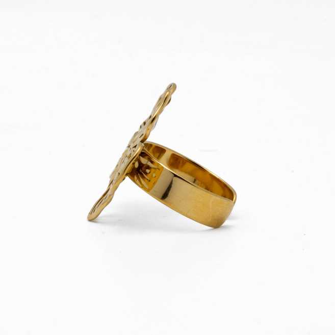 ANILLO Y00374 DORADO Acero Inoxidable 2A53