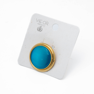 ANILLO Y00303 AZUL Acero Inoxidable 2A45