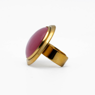 ANILLO Y00303 ROSA Acero Inoxidable 2A45