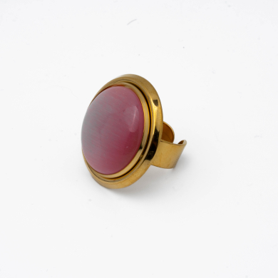 ANILLO Y00303 ROSA Acero Inoxidable 2A45