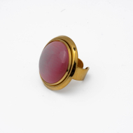 ANILLO Y00303 ROSA Acero Inoxidable 2A45