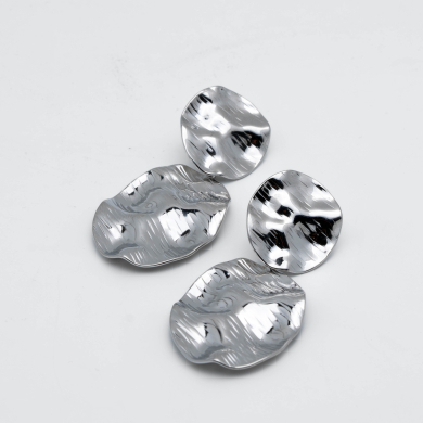 ARETES Y00475 PLATEADO Acero Inoxidable G56