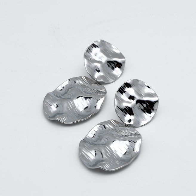ARETES Y00475 PLATEADO Acero Inoxidable G56