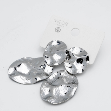ARETES Y00475 PLATEADO Acero Inoxidable G56