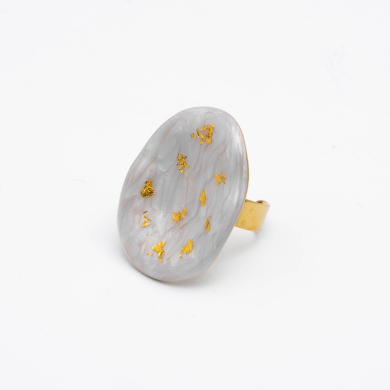 ANILLO Y00488 DORADO Acero Inoxidable 2A34