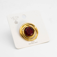 ANILLO Y00536 ROJO Acero Inoxidable 2A14